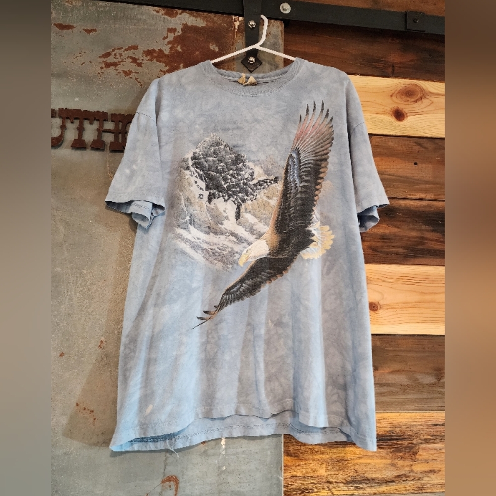 The Mountain Sky Blue Eagle Tee
